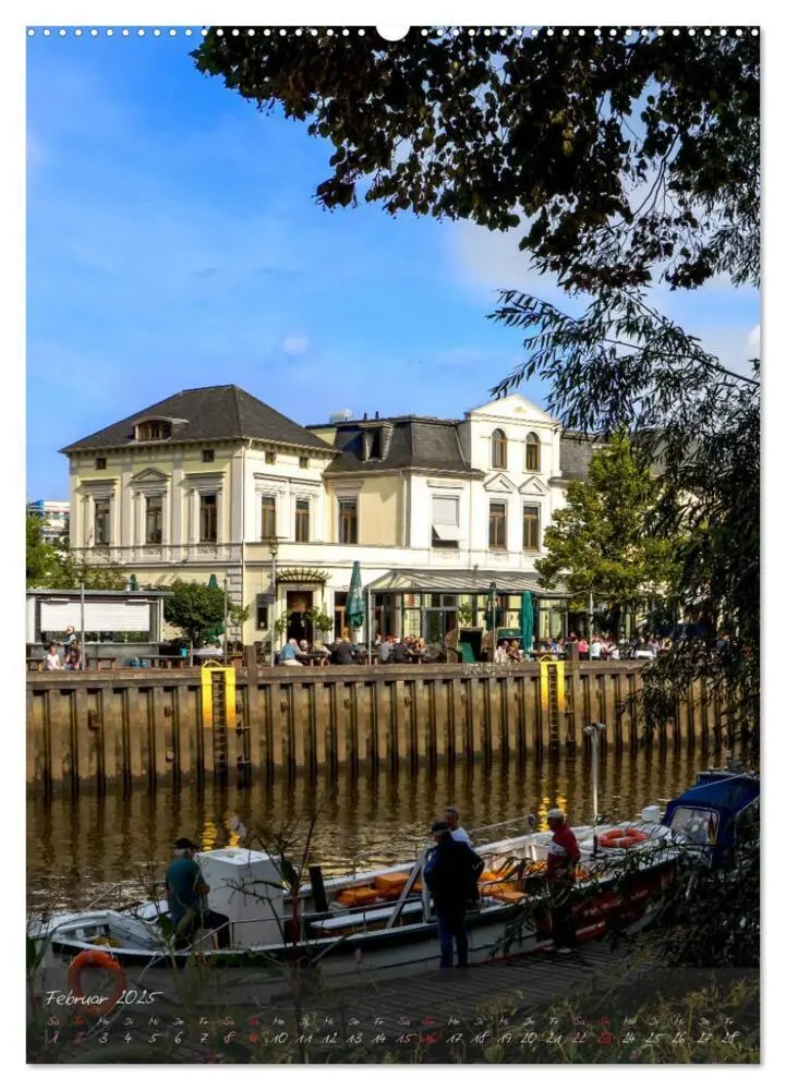 Bild: 9783435995943 | Oldenburg am Wasser (Wandkalender 2025 DIN A2 hoch), CALVENDO...