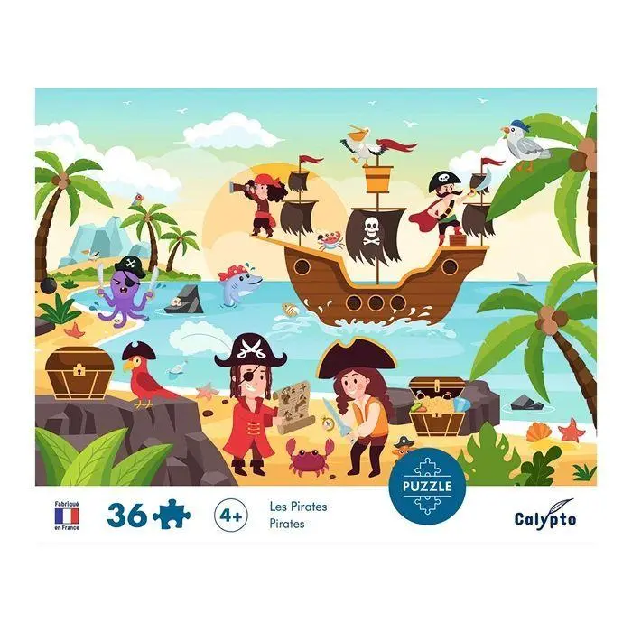 Bild: 3373910076043 | Piraten 36 Teile Puzzle | Herausgegeben von CALYPTO | Spiel | 3907604