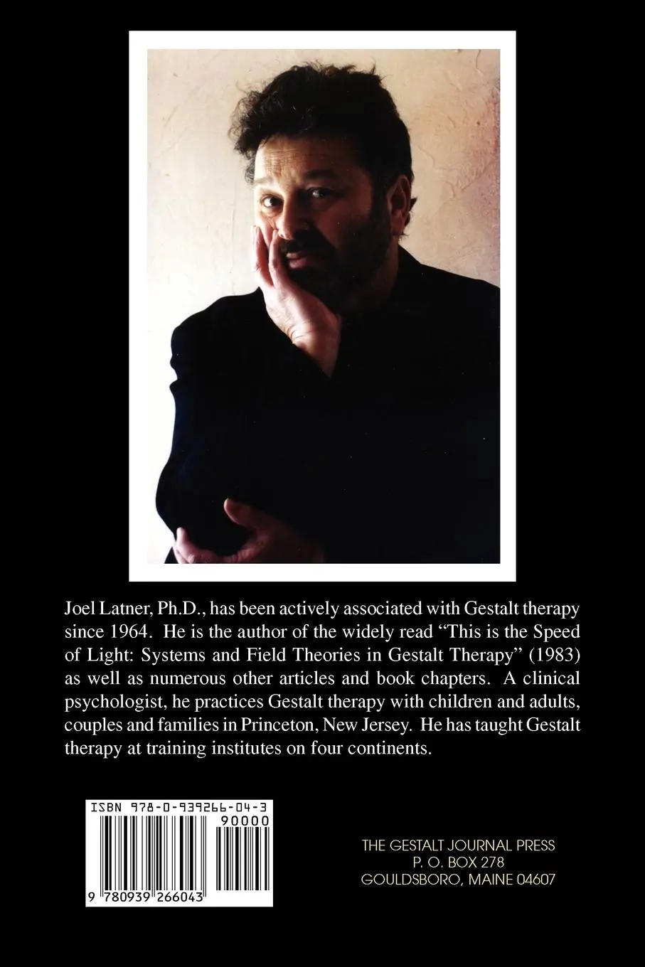 Rückseite: 9780939266043 | The Gestalt Therapy Book | Joel Latner | Taschenbuch | Englisch | 1989