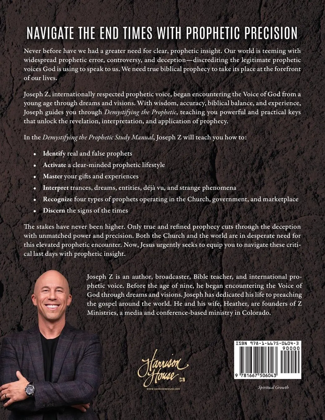 Rückseite: 9781667506043 | Demystifying the Prophetic Study Manual | Joseph Z | Taschenbuch