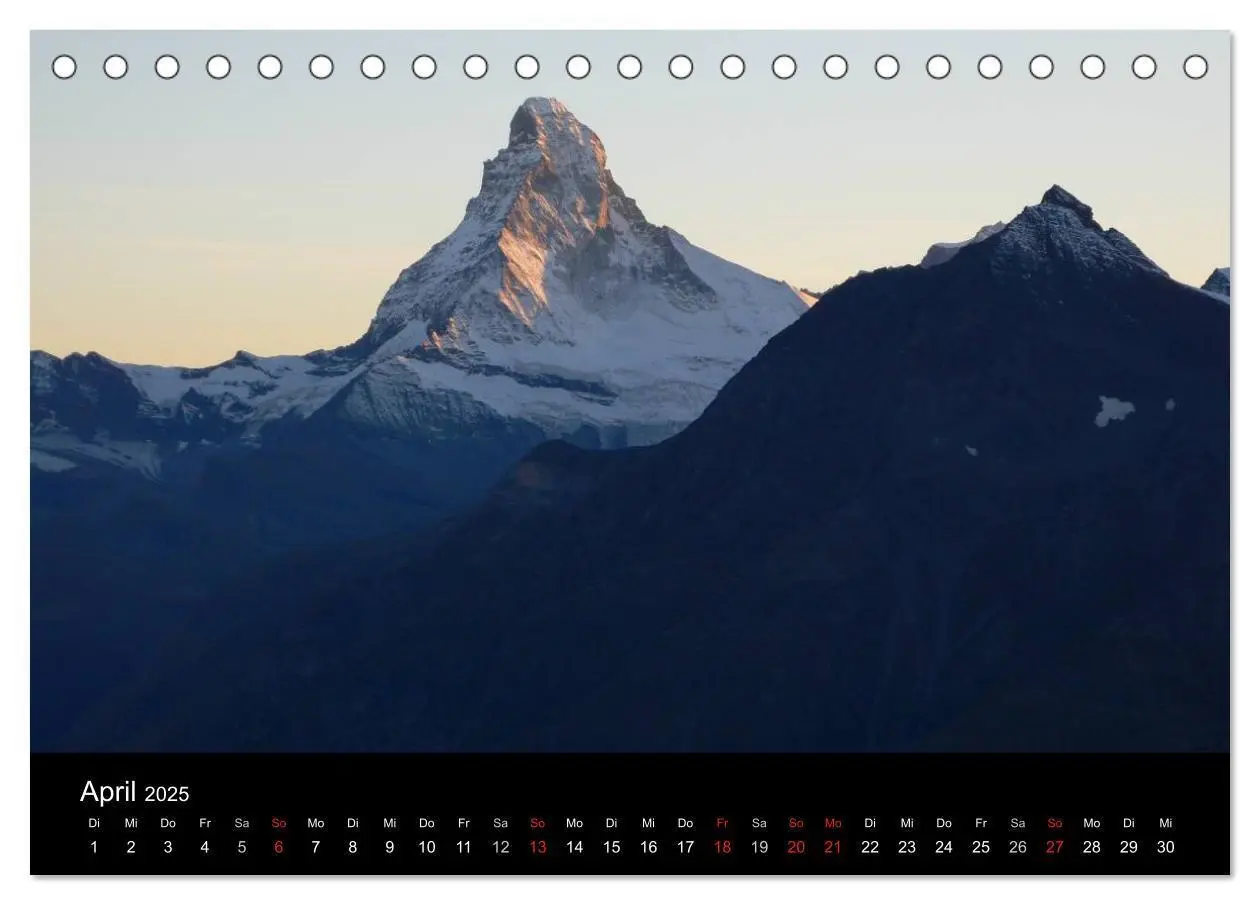 Bild: 9783435716043 | Faszination Matterhorn (Tischkalender 2025 DIN A5 quer), CALVENDO...