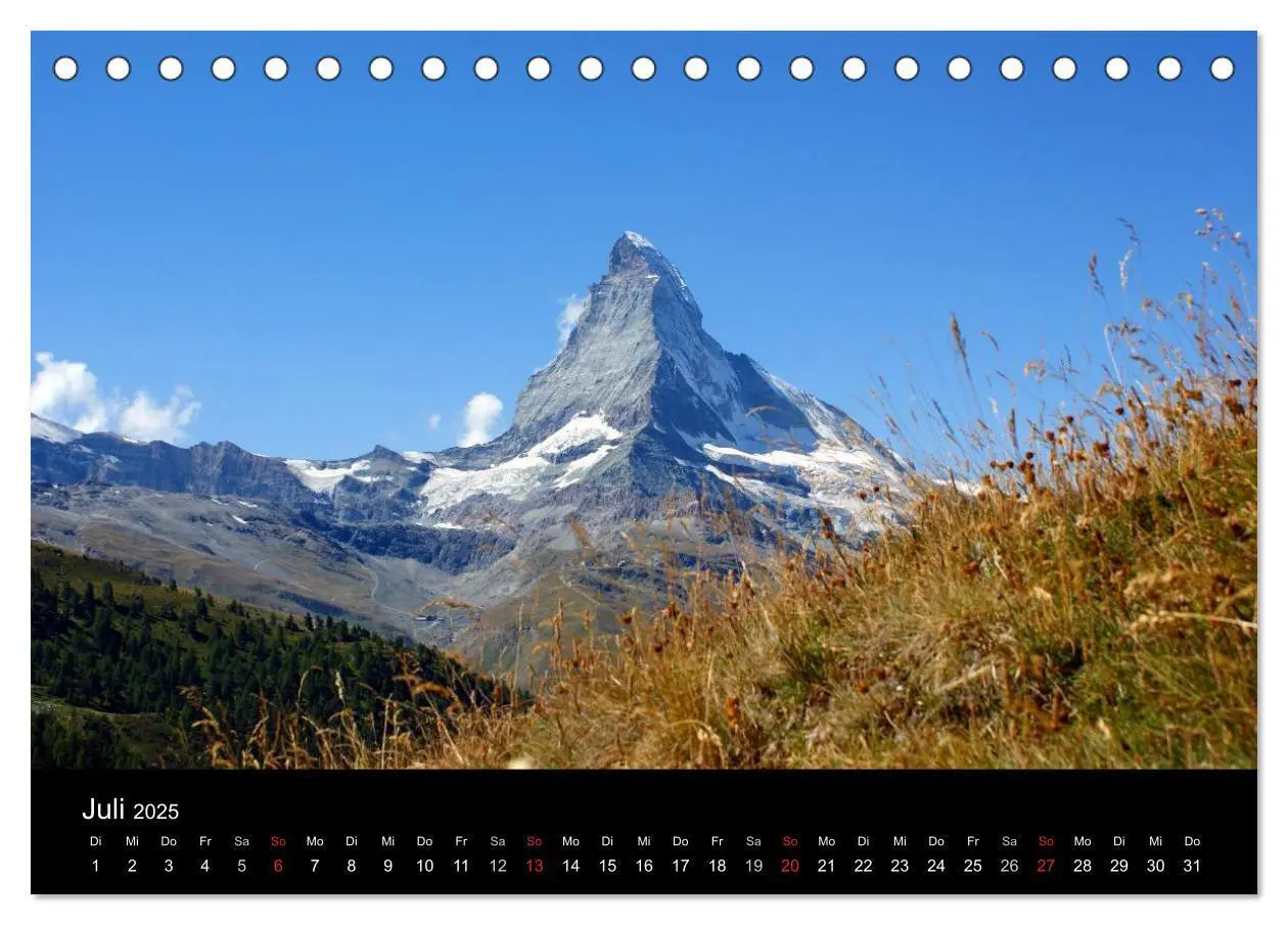 Bild: 9783435716043 | Faszination Matterhorn (Tischkalender 2025 DIN A5 quer), CALVENDO...