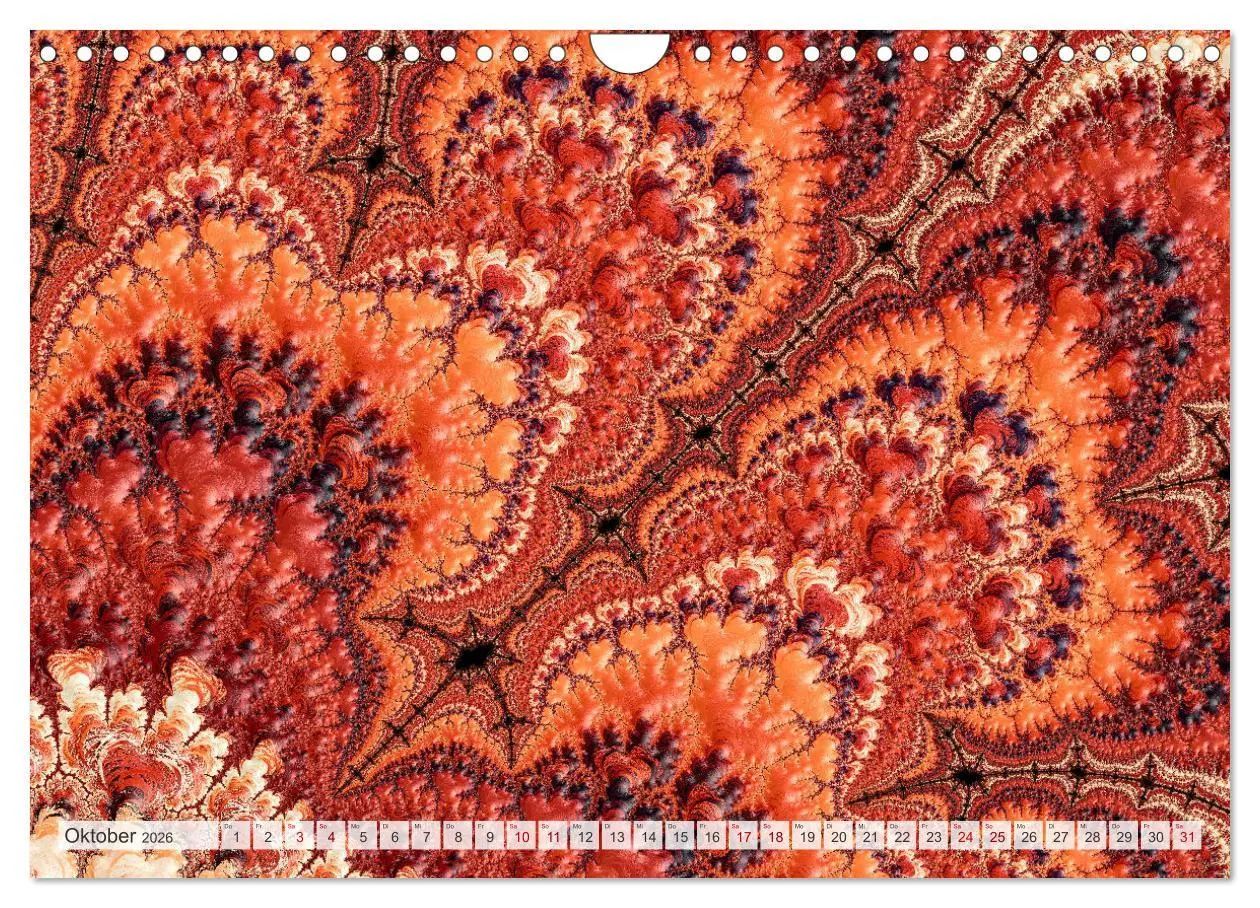 Bild: 9783457356043 | Fraktale Visionen (Wandkalender 2026 DIN A4 quer), CALVENDO...
