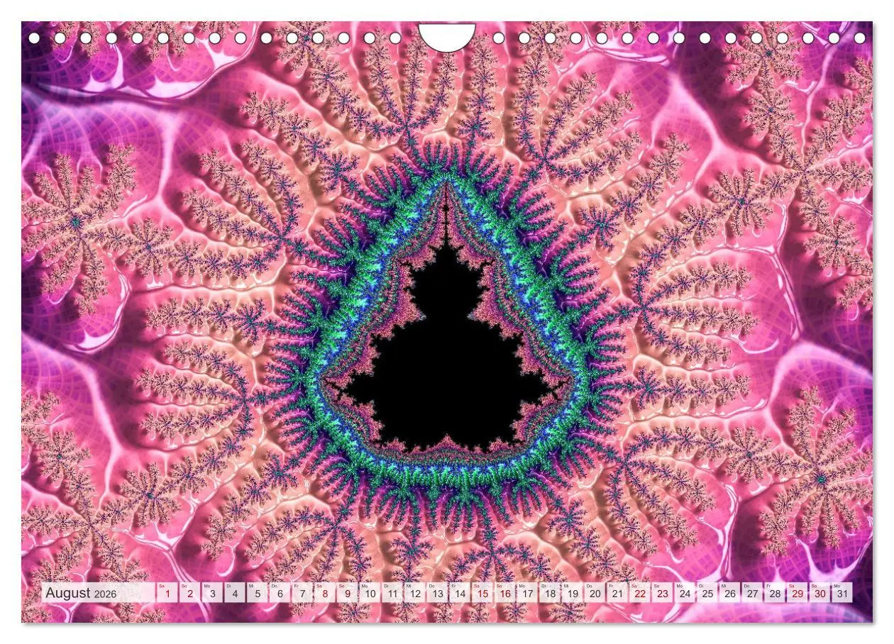 Bild: 9783457356043 | Fraktale Visionen (Wandkalender 2026 DIN A4 quer), CALVENDO...