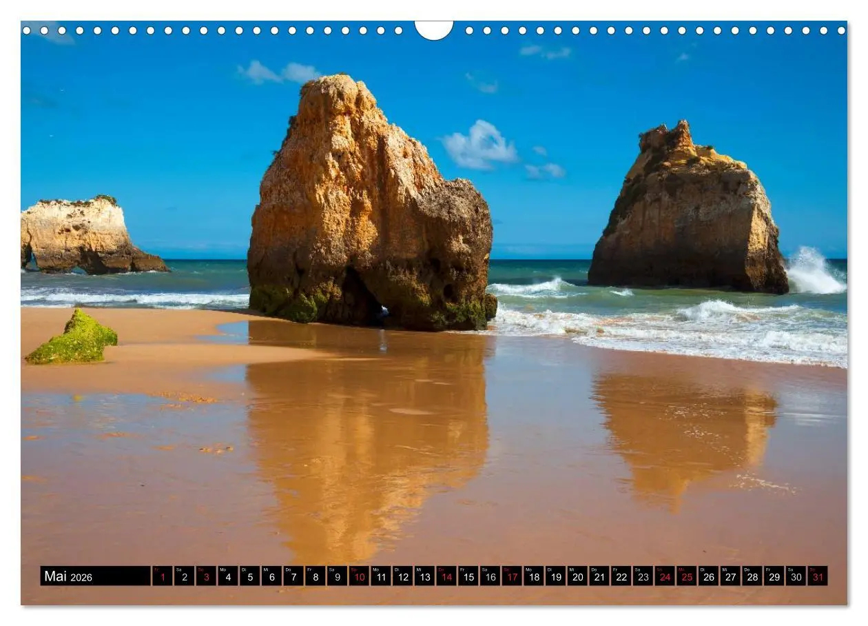 Bild: 9783516066043 | Strände, Felsen und Meer - ALGARVE 2026 (Wandkalender 2026 DIN A3...