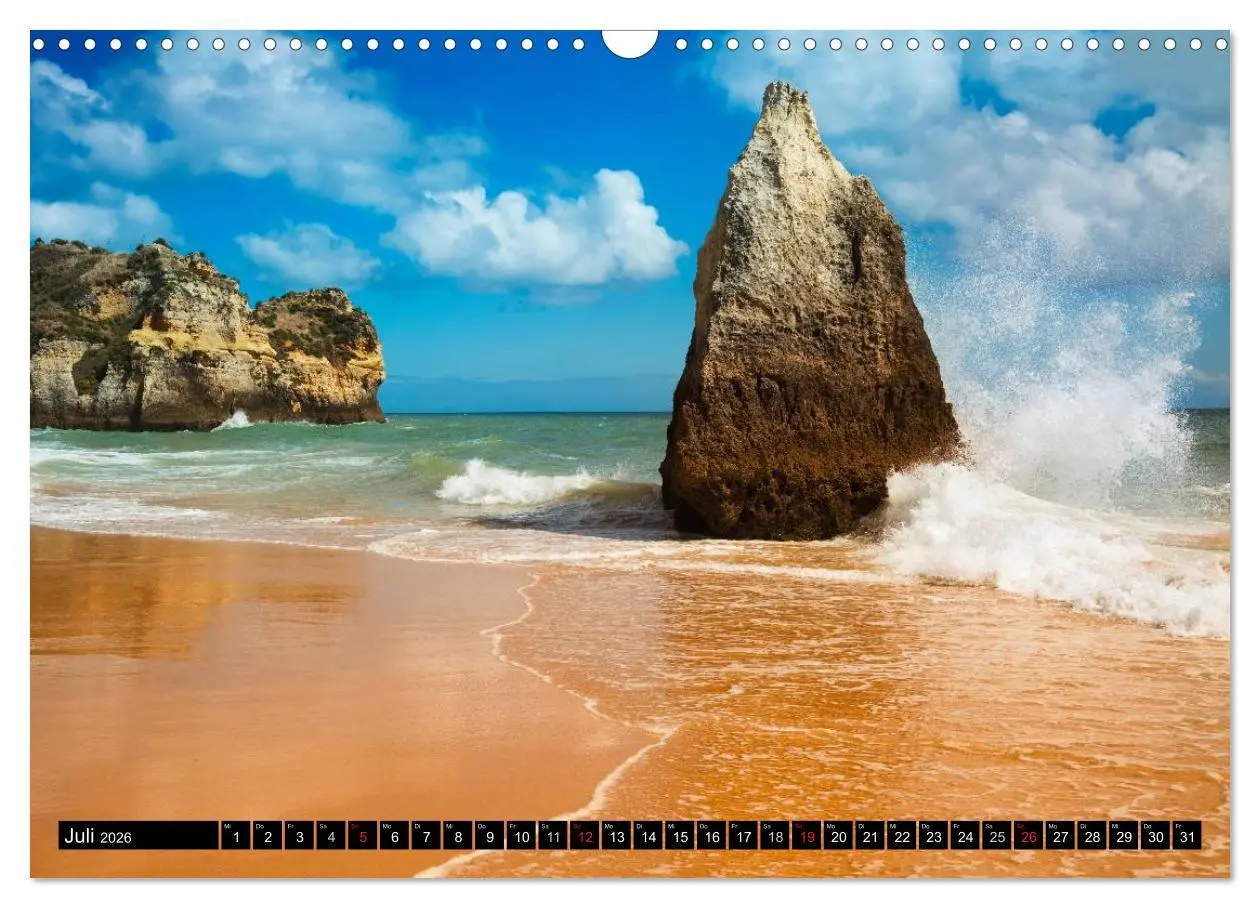 Bild: 9783516066043 | Strände, Felsen und Meer - ALGARVE 2026 (Wandkalender 2026 DIN A3...