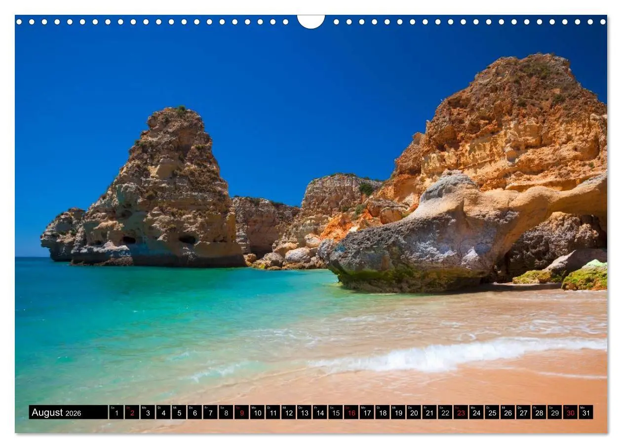 Bild: 9783516066043 | Strände, Felsen und Meer - ALGARVE 2026 (Wandkalender 2026 DIN A3...