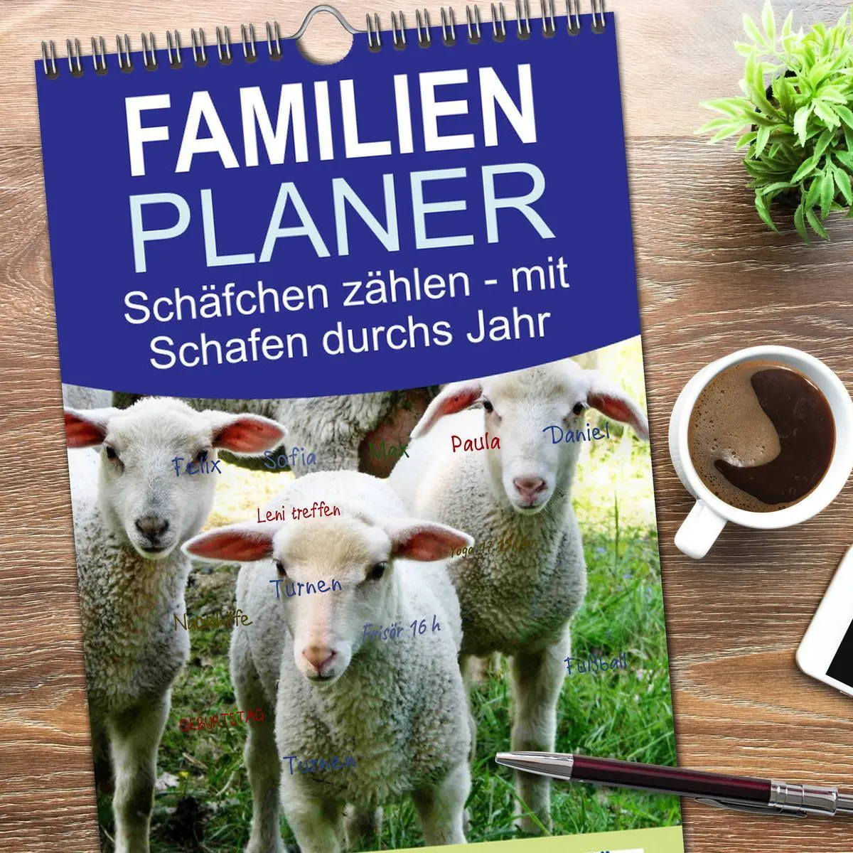 Bild: 9783516516043 | Familienplaner 2026 - Schäfchen zählen - mit Schafen durchs Jahr...