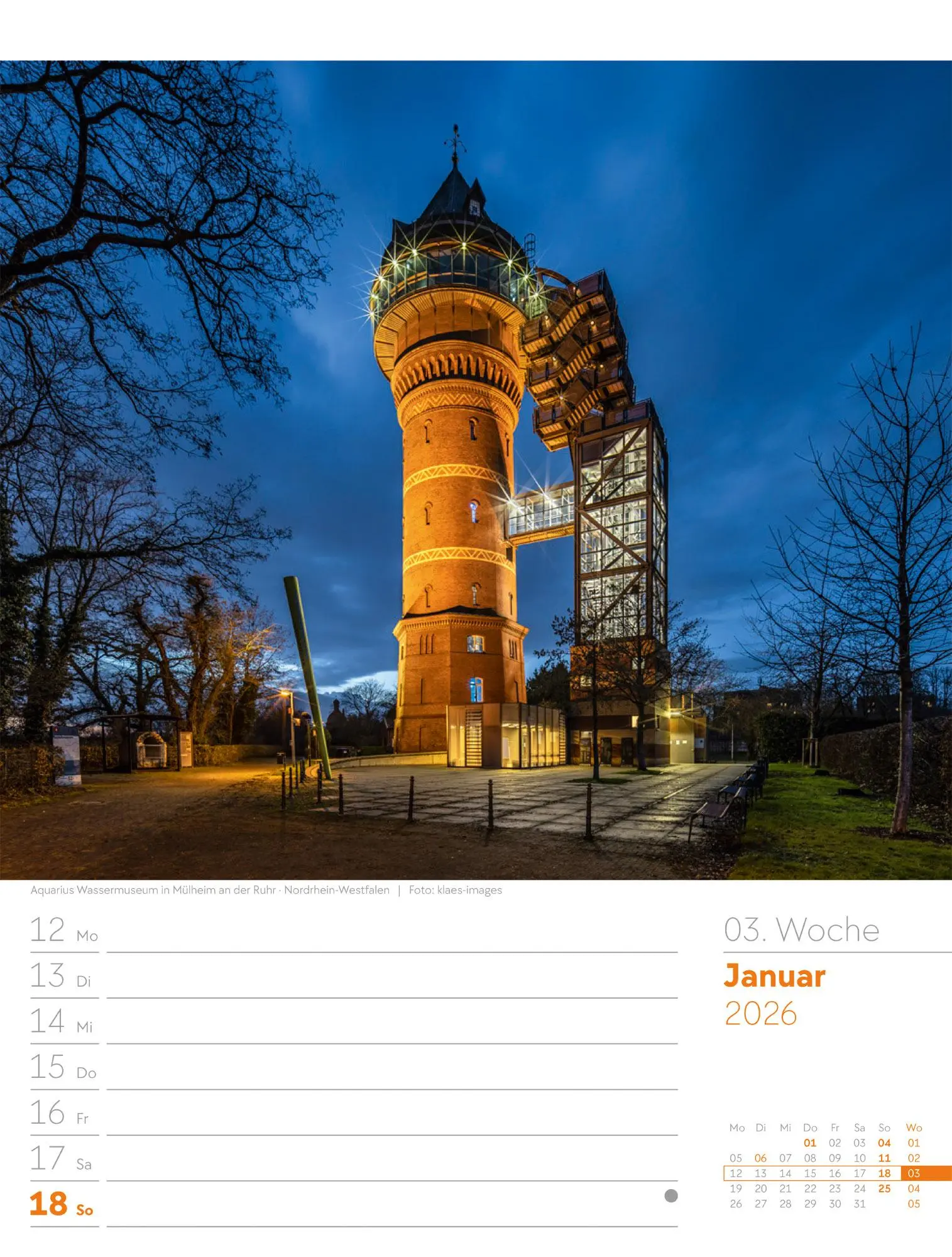 Bild: 9783838436043 | Malerisches Deutschland - Wochenplaner Kalender 2026 | GmbH | Kalender