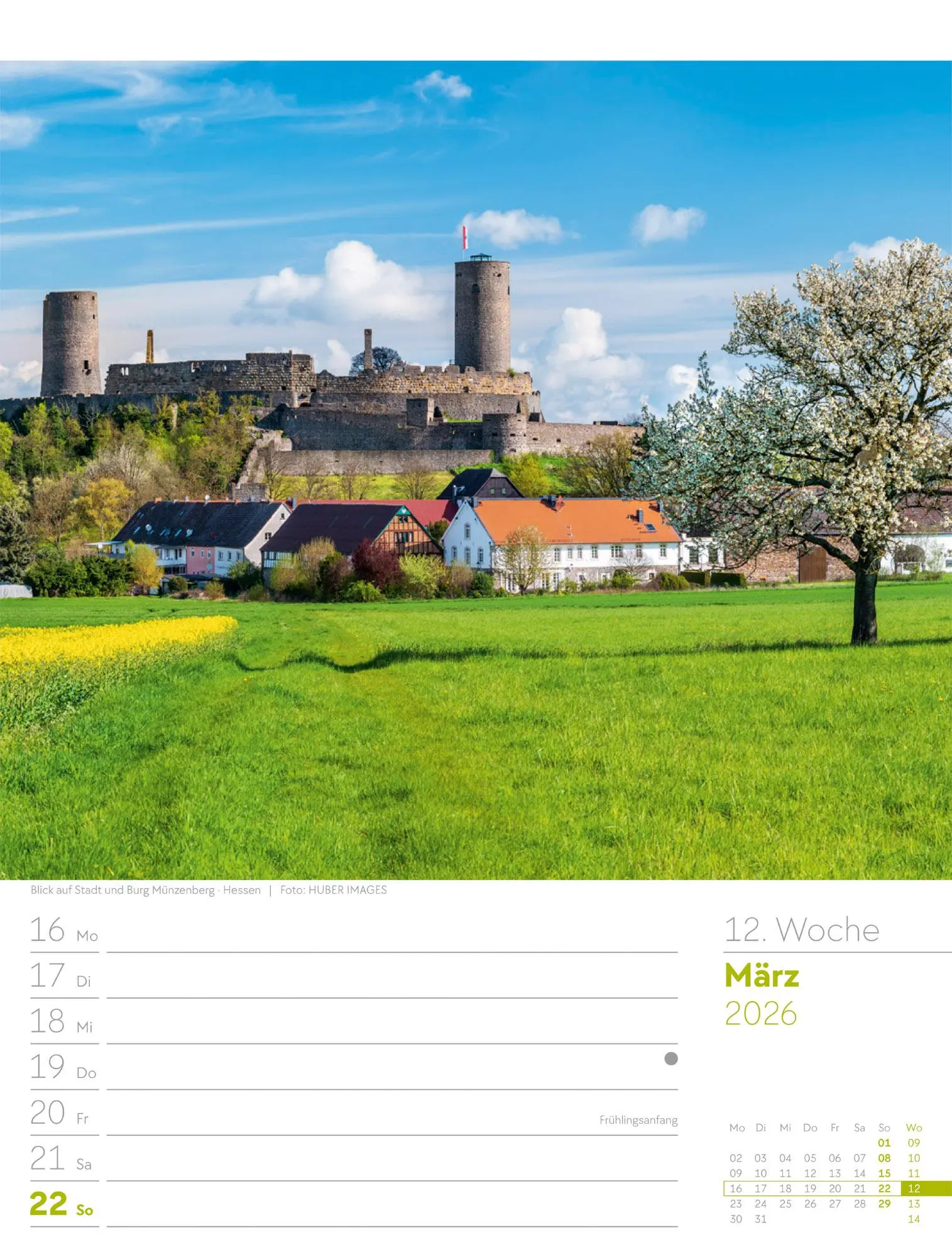 Bild: 9783838436043 | Malerisches Deutschland - Wochenplaner Kalender 2026 | GmbH | Kalender