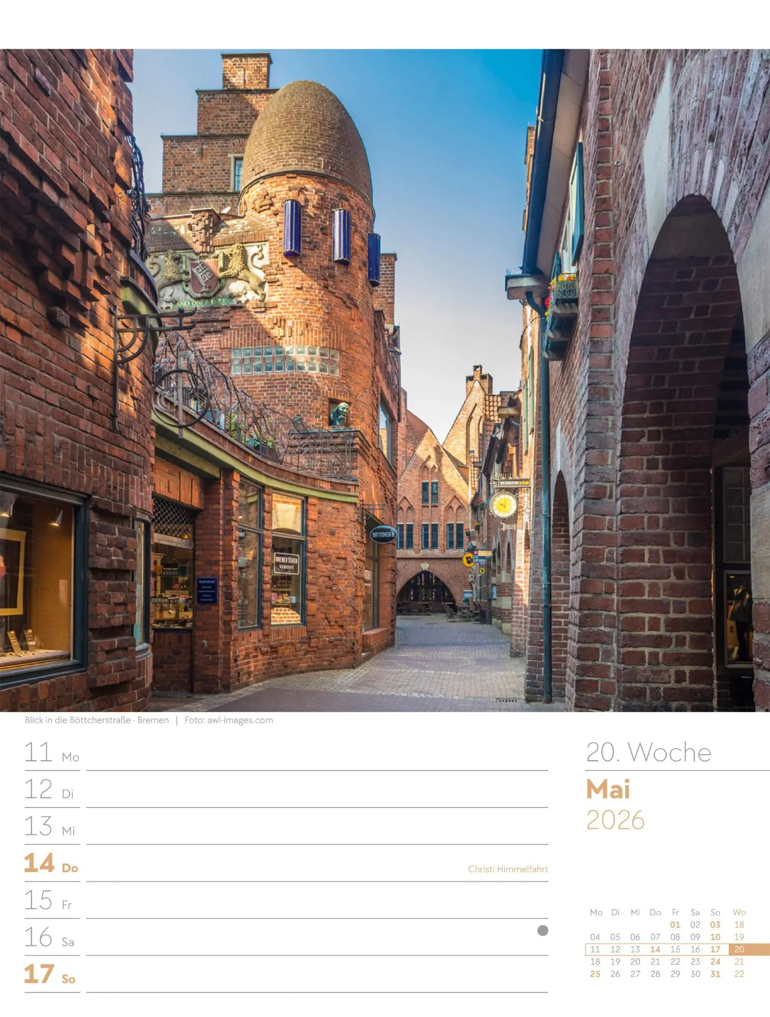 Bild: 9783838436043 | Malerisches Deutschland - Wochenplaner Kalender 2026 | GmbH | Kalender