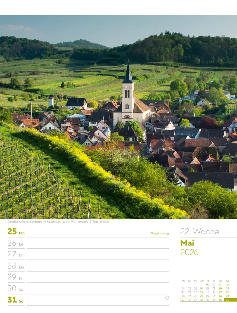 Bild: 9783838436043 | Malerisches Deutschland Wochenplaner Kalender 2026 | GmbH | Kalender