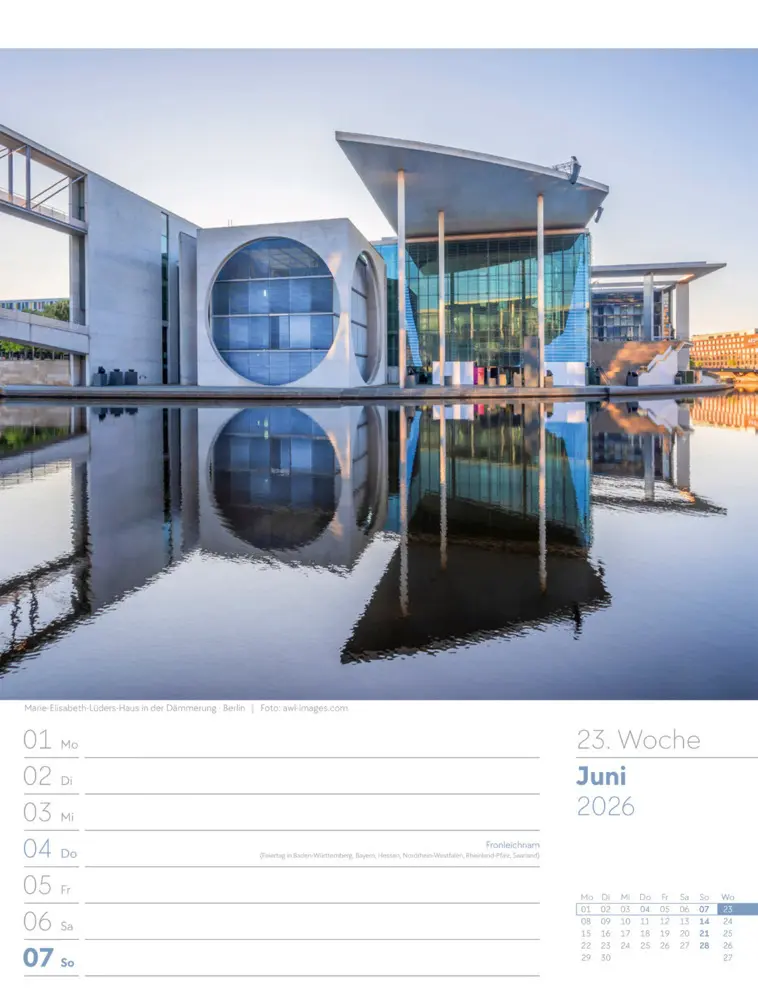Bild: 9783838436043 | Malerisches Deutschland Wochenplaner Kalender 2026 | GmbH | Kalender