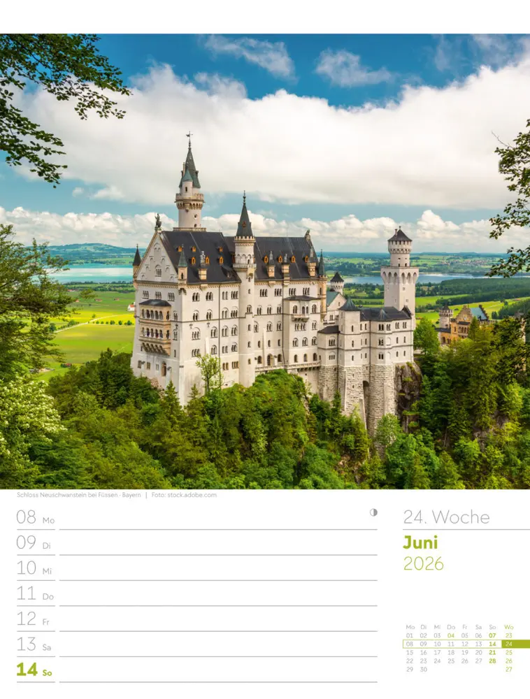 Bild: 9783838436043 | Malerisches Deutschland Wochenplaner Kalender 2026 | GmbH | Kalender