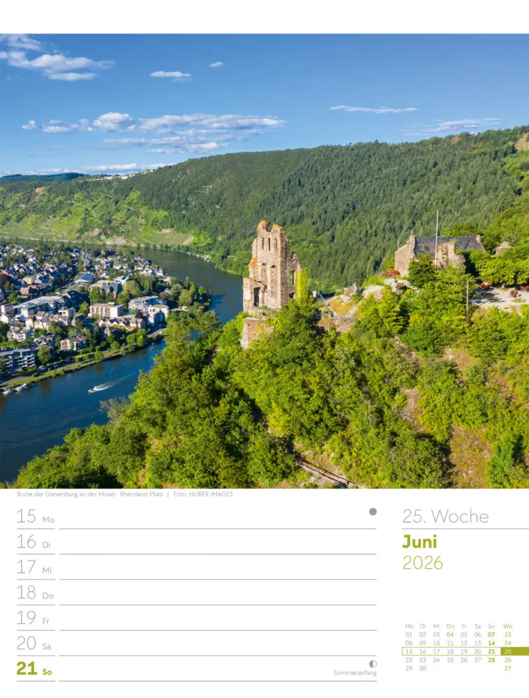 Bild: 9783838436043 | Malerisches Deutschland Wochenplaner Kalender 2026 | GmbH | Kalender