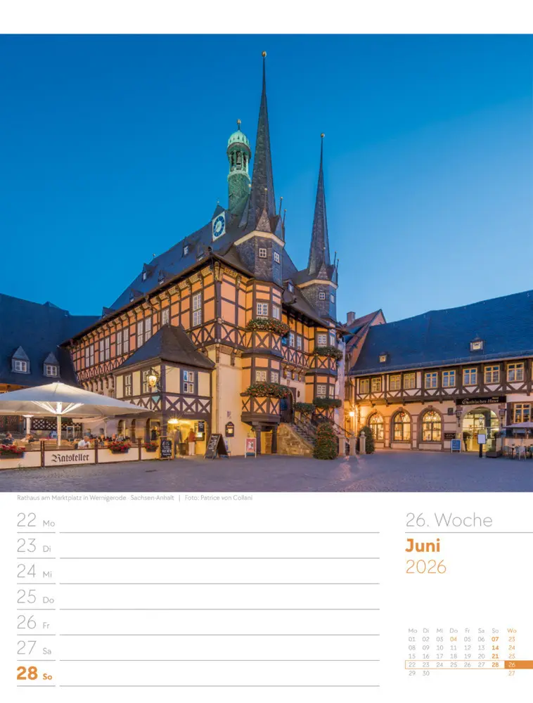 Bild: 9783838436043 | Malerisches Deutschland Wochenplaner Kalender 2026 | GmbH | Kalender