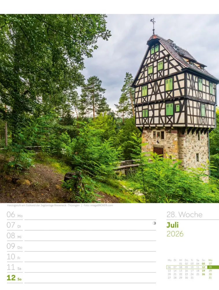 Bild: 9783838436043 | Malerisches Deutschland Wochenplaner Kalender 2026 | GmbH | Kalender