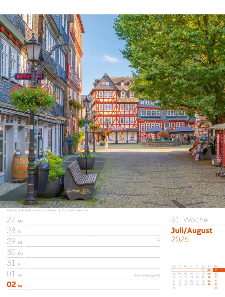 Bild: 9783838436043 | Malerisches Deutschland Wochenplaner Kalender 2026 | GmbH | Kalender