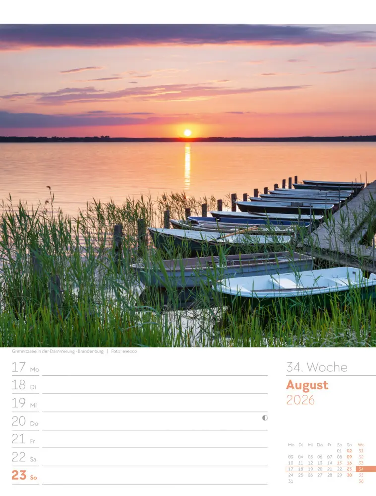 Bild: 9783838436043 | Malerisches Deutschland Wochenplaner Kalender 2026 | GmbH | Kalender