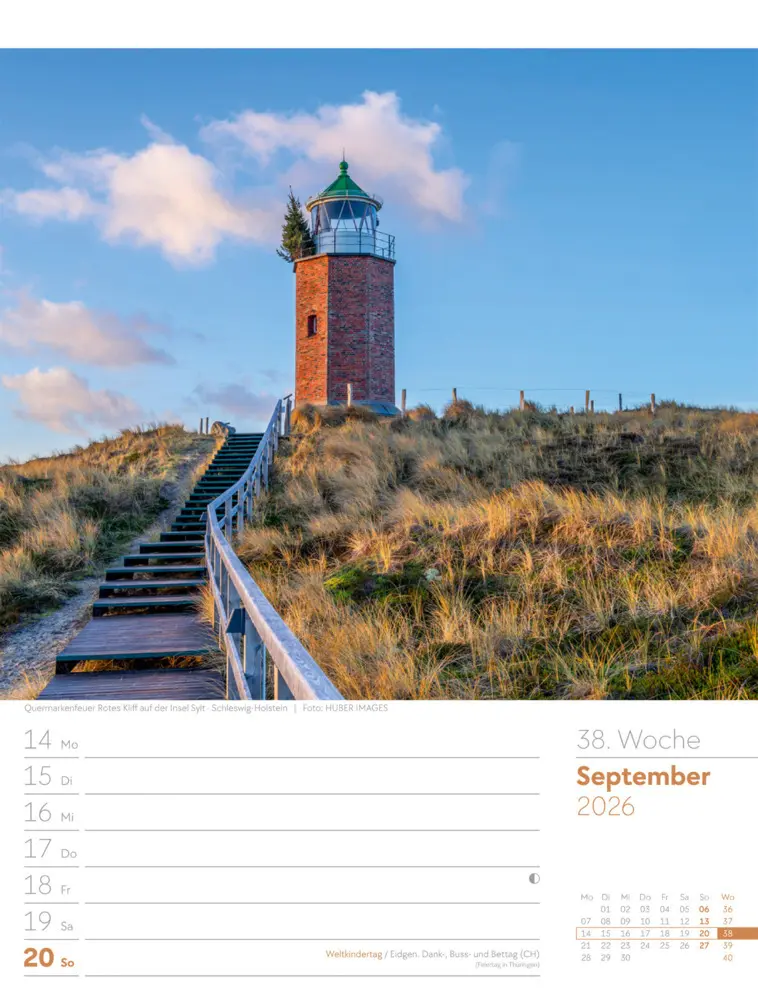 Bild: 9783838436043 | Malerisches Deutschland Wochenplaner Kalender 2026 | GmbH | Kalender