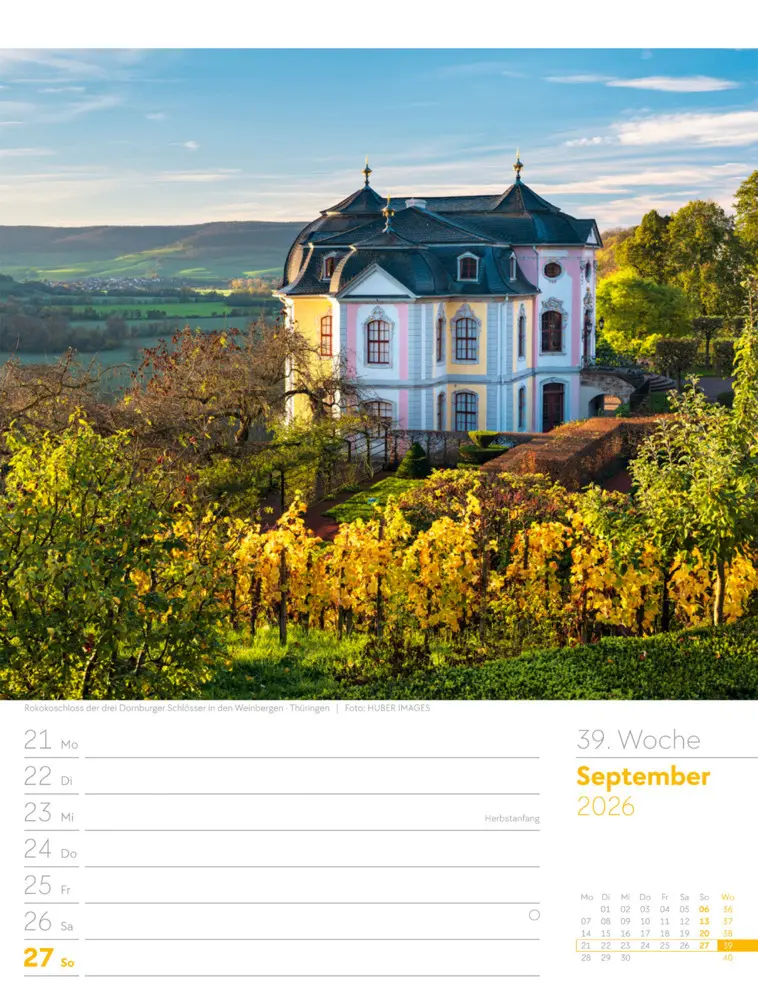 Bild: 9783838436043 | Malerisches Deutschland Wochenplaner Kalender 2026 | GmbH | Kalender