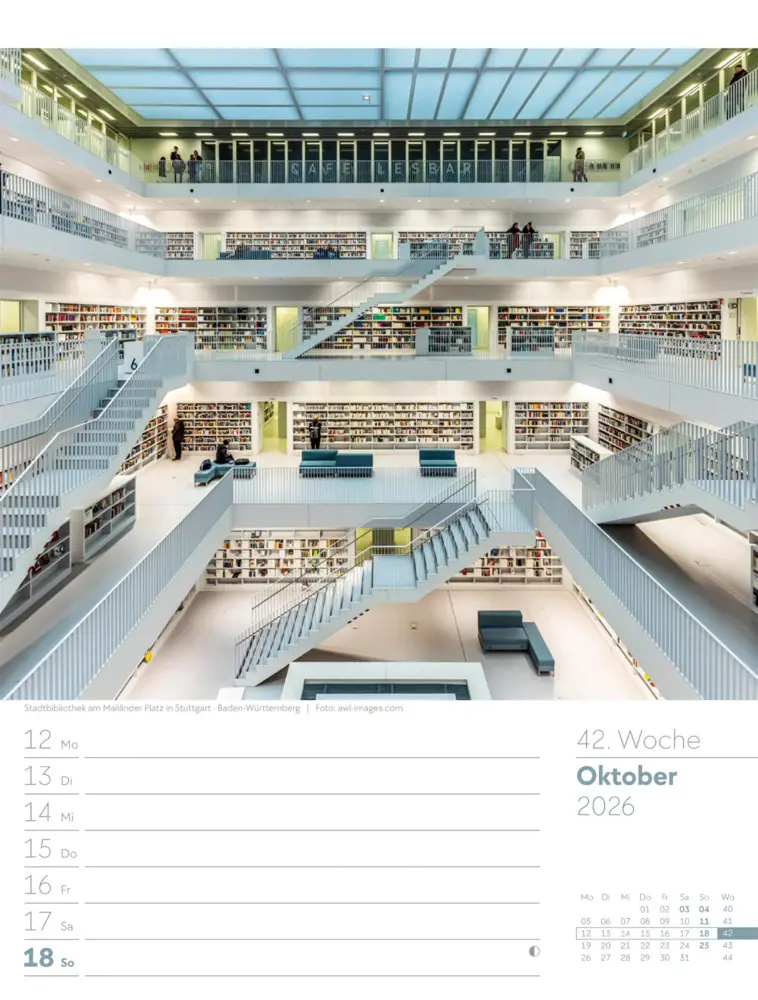 Bild: 9783838436043 | Malerisches Deutschland Wochenplaner Kalender 2026 | GmbH | Kalender