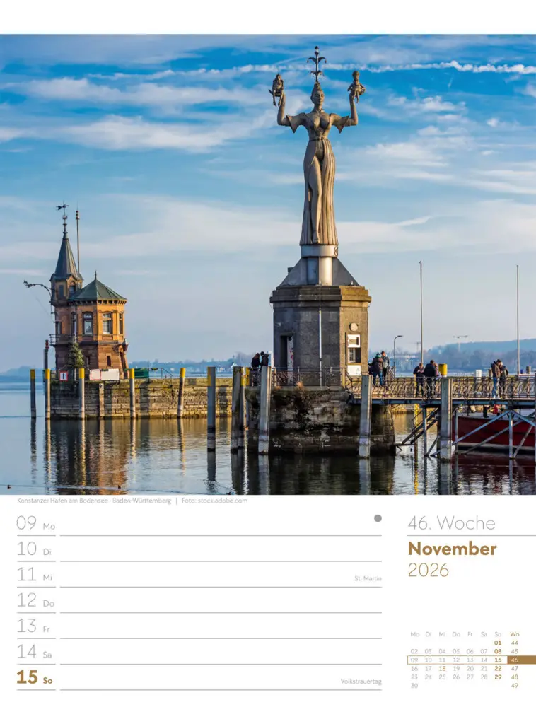 Bild: 9783838436043 | Malerisches Deutschland Wochenplaner Kalender 2026 | GmbH | Kalender