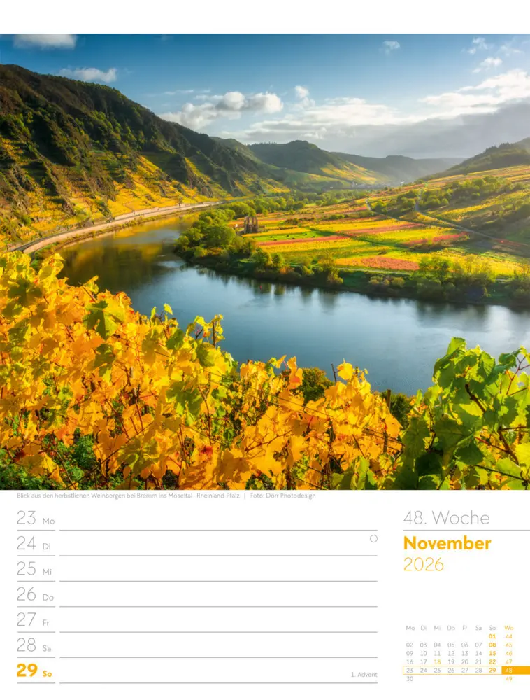 Bild: 9783838436043 | Malerisches Deutschland Wochenplaner Kalender 2026 | GmbH | Kalender