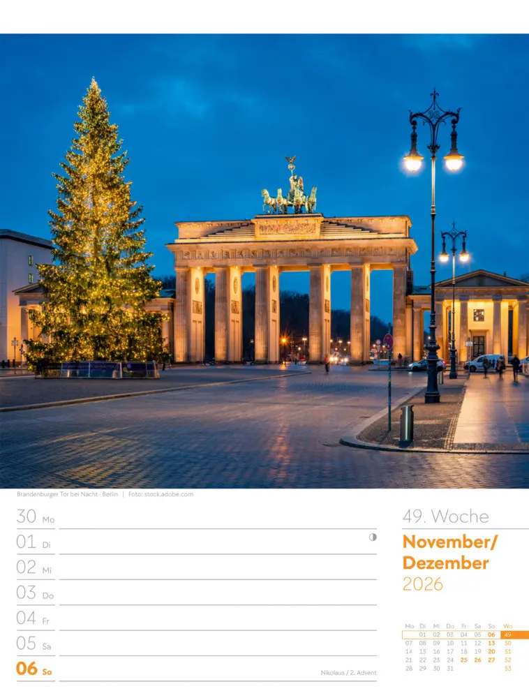 Bild: 9783838436043 | Malerisches Deutschland Wochenplaner Kalender 2026 | GmbH | Kalender