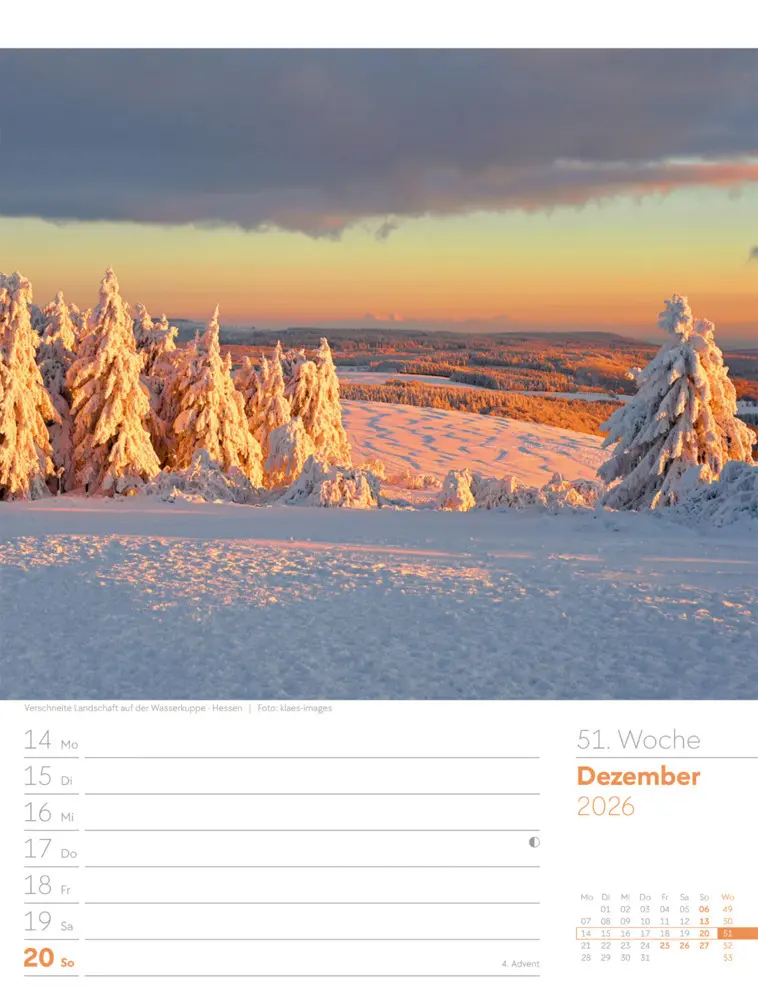 Bild: 9783838436043 | Malerisches Deutschland Wochenplaner Kalender 2026 | GmbH | Kalender