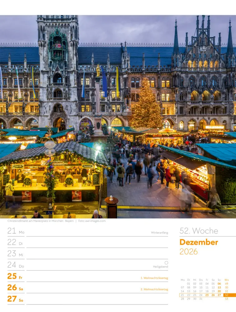 Bild: 9783838436043 | Malerisches Deutschland Wochenplaner Kalender 2026 | GmbH | Kalender