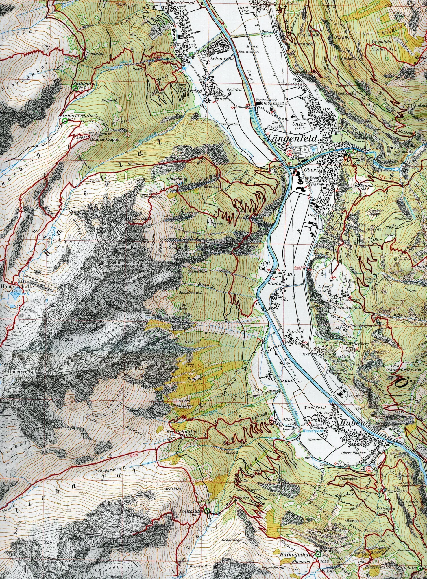 Bild: 9783948256043 | Ötztaler Alpen, Geigenkamm 1:25 000 | Wegmarkierung | Alpenverein