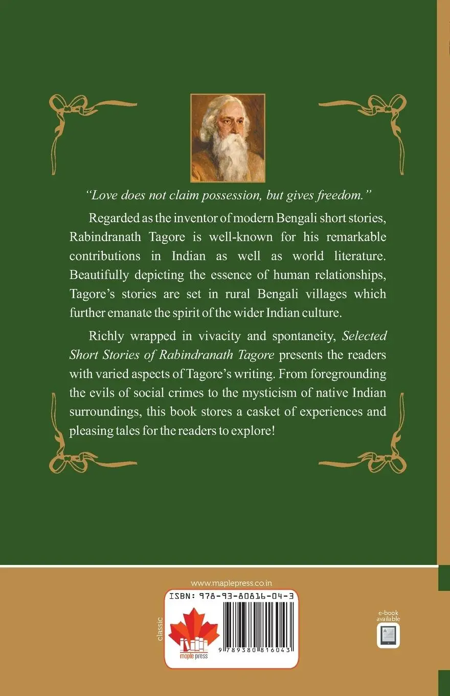 Rückseite: 9789380816043 | Rabindranath Tagore - Short Stories | Rabindranath Tagore | Buch
