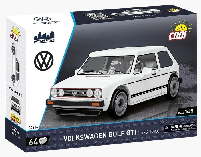 Cover: 5902251246143 | COBI Volkswagen 24614 - GOLF GTI (1976-1983), weiß, Bausatz 1:35,...
