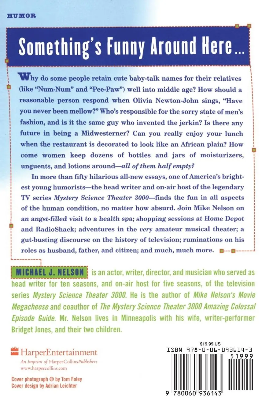 Rückseite: 9780060936143 | Mike Nelson's Mind Over Matters | Michael J Nelson | Taschenbuch