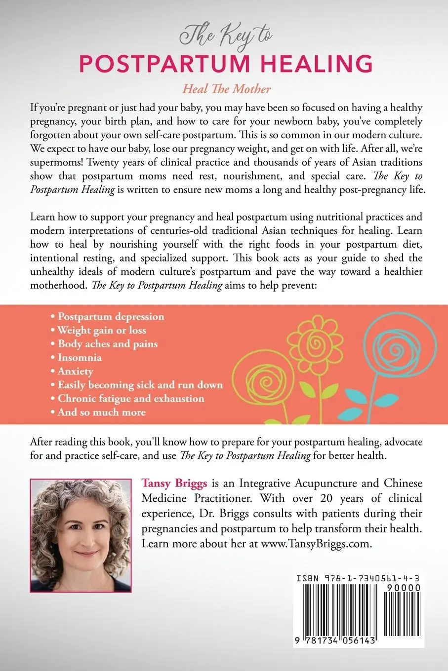 Rückseite: 9781734056143 | The Key to Postpartum Healing | Rest, Nourish, Heal | Tansy Briggs
