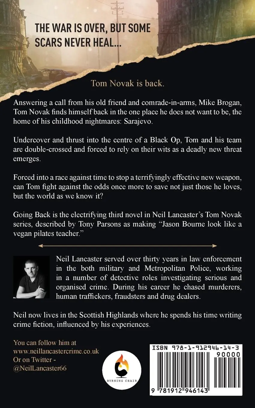 Rückseite: 9781912946143 | Going Back | Tom Novak Book Three | Neil Lancaster | Taschenbuch