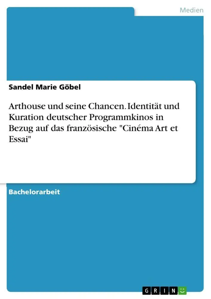 Cover: 9783389036143 | Arthouse und seine Chancen. Identität und Kuration deutscher...