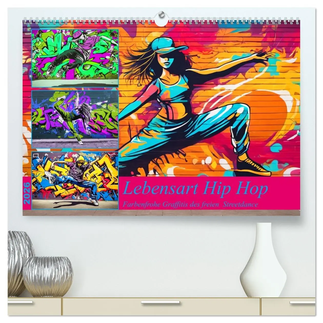 Cover: 9783457416143 | Lebensart Hip Hop (hochwertiger Premium Wandkalender 2026 DIN A2...