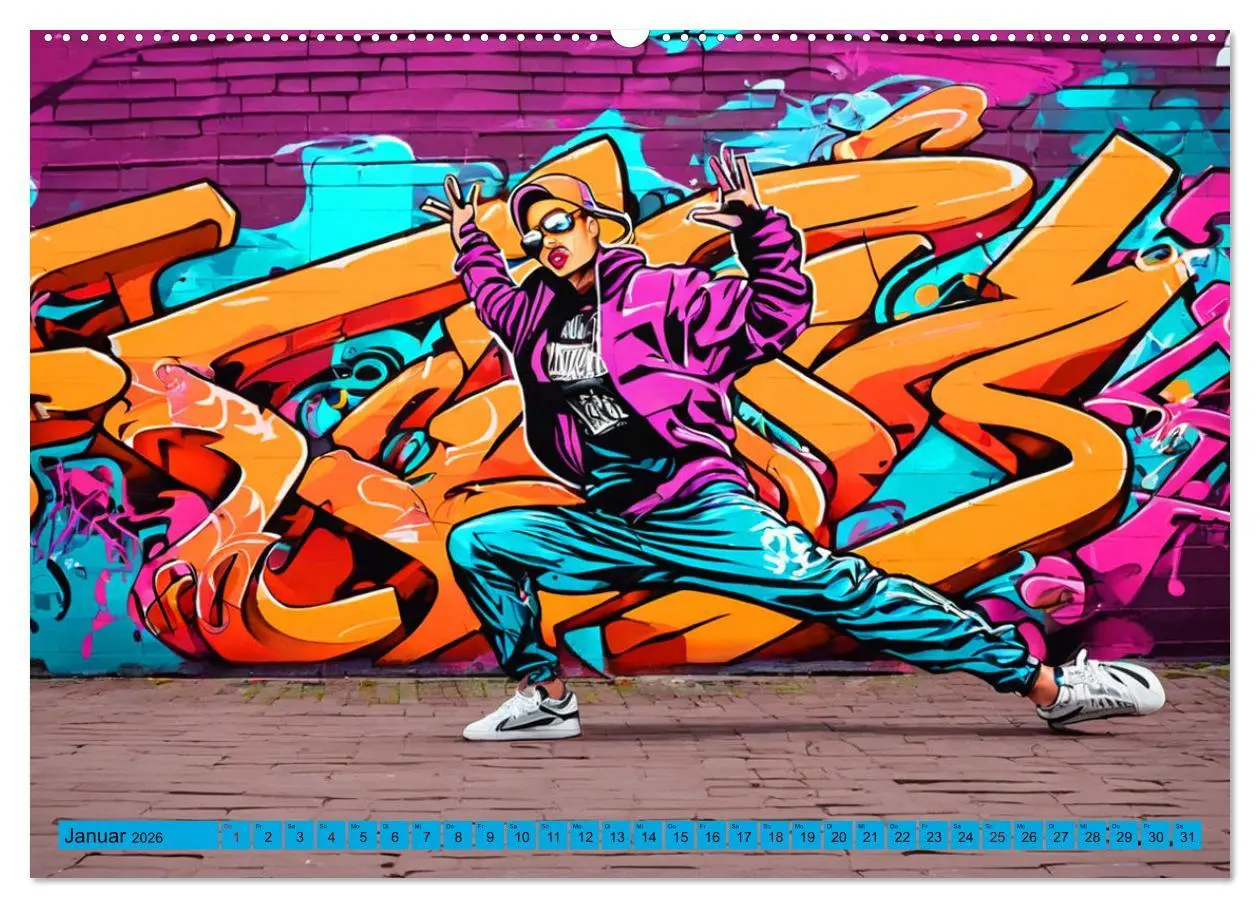 Bild: 9783457416143 | Lebensart Hip Hop (hochwertiger Premium Wandkalender 2026 DIN A2...