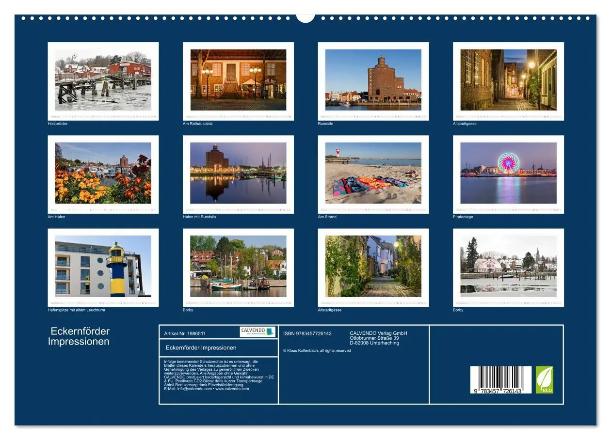 Bild: 9783457726143 | Eckernförder Impressionen (hochwertiger Premium Wandkalender 2026...