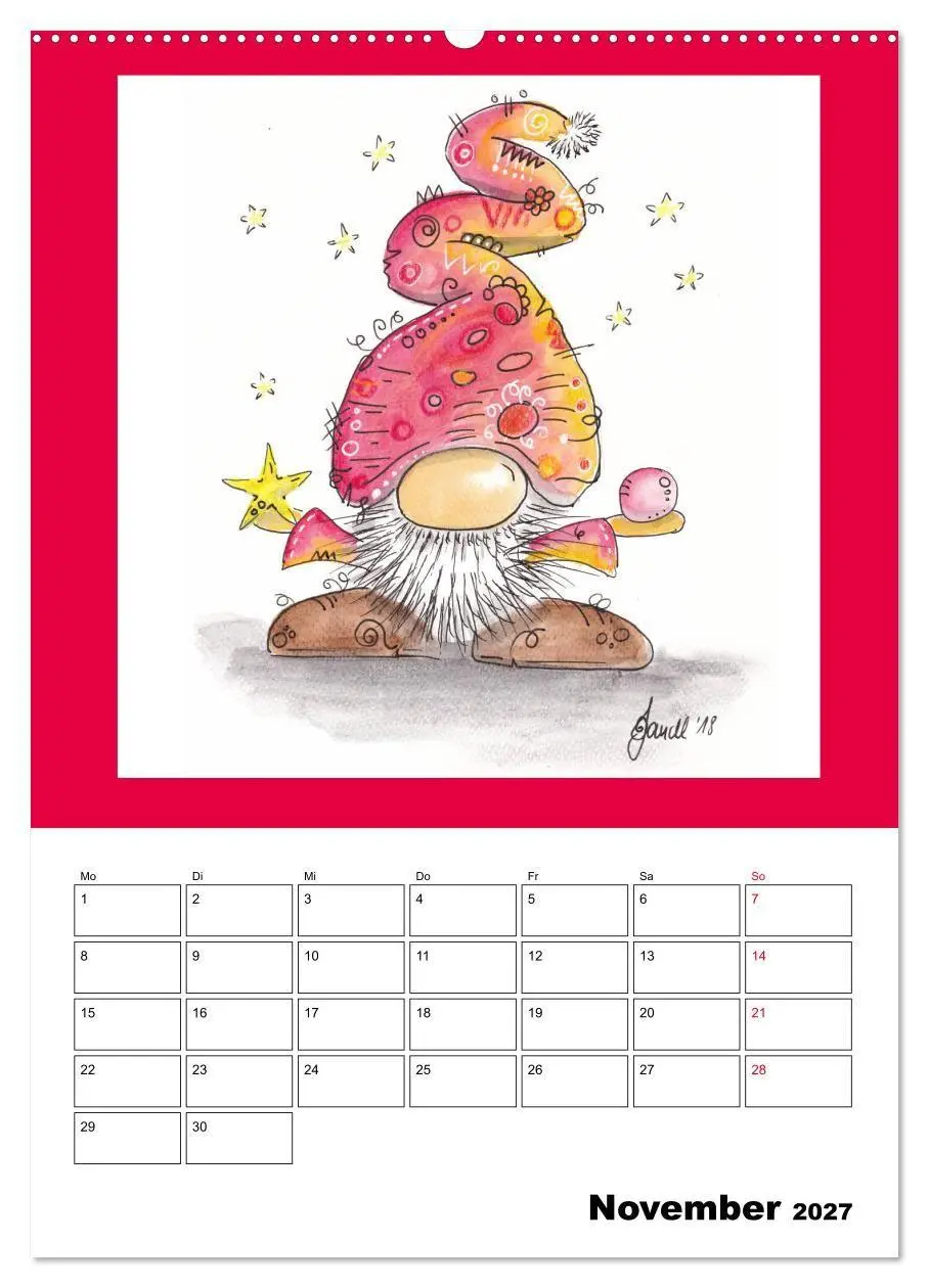 Bild: 9783569696143 | WichtelParade (hochwertiger Premium Wandkalender 2027 DIN A2 hoch),...