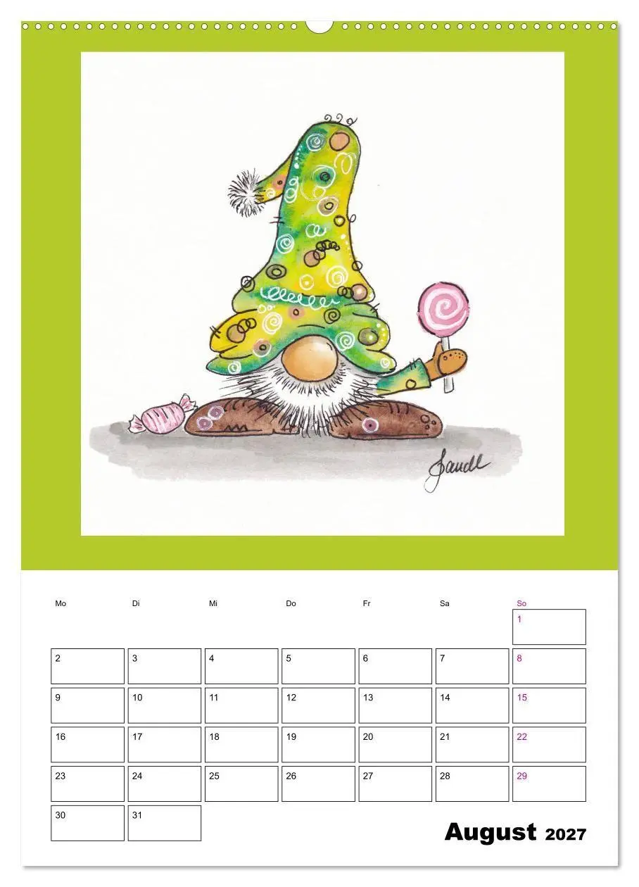 Bild: 9783569696143 | WichtelParade (hochwertiger Premium Wandkalender 2027 DIN A2 hoch),...