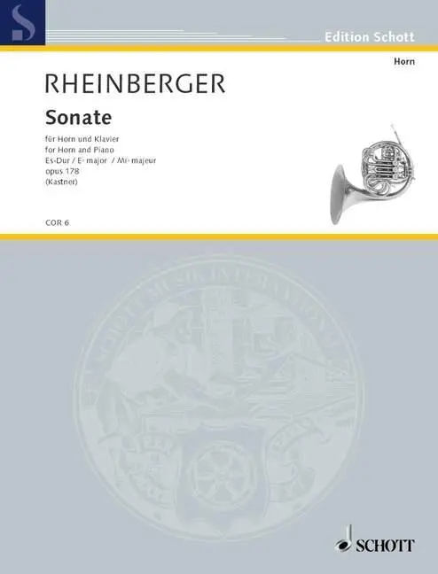 Cover: 9783795796143 | Sonate Es-Dur op. 178 | Joseph Gabriel Rheinberger | Broschüre | 48 S.