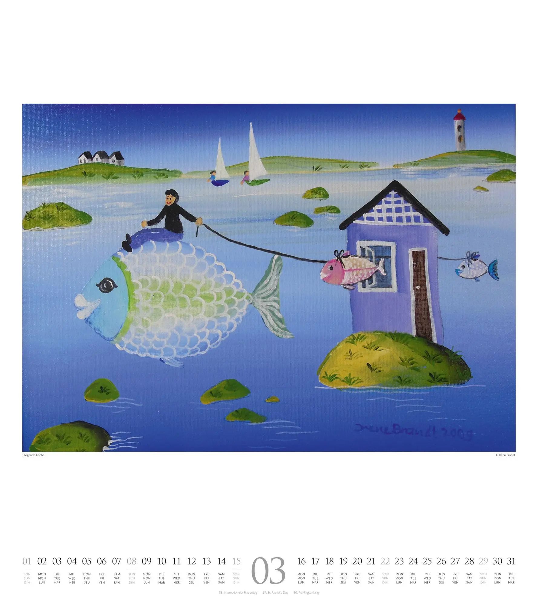 Bild: 9783838426143 | Naive Malerei Kalender 2026 | Ackermann Kunstverlag GmbH | Kalender