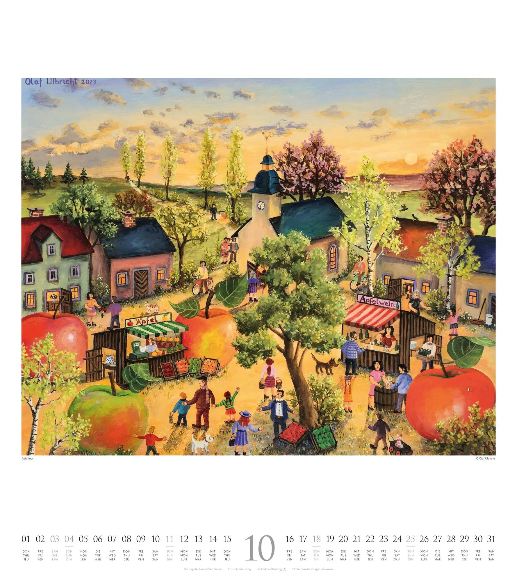 Bild: 9783838426143 | Naive Malerei Kalender 2026 | Ackermann Kunstverlag GmbH | Kalender