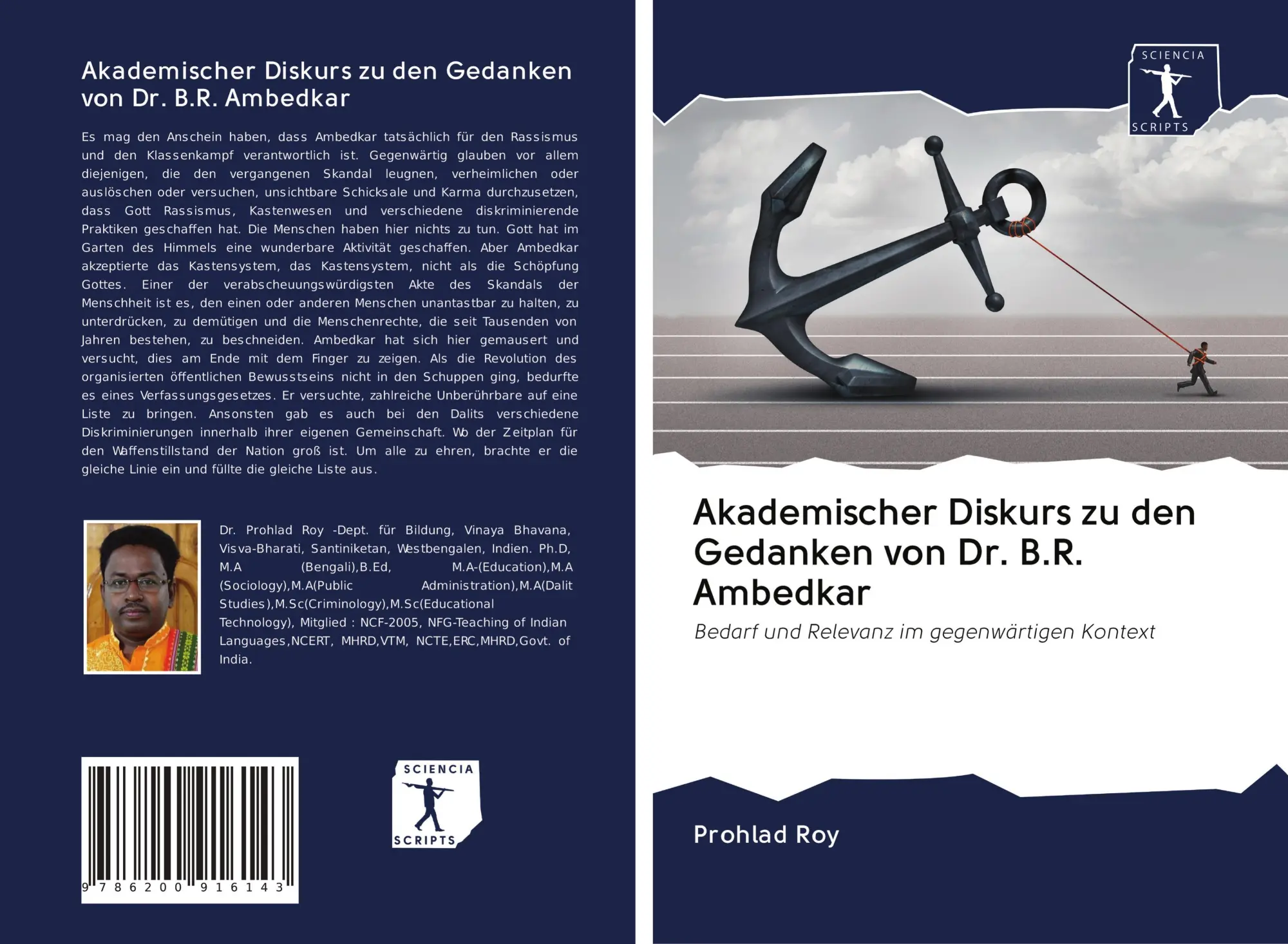 Cover: 9786200916143 | Akademischer Diskurs zu den Gedanken von Dr. B.R. Ambedkar | Roy