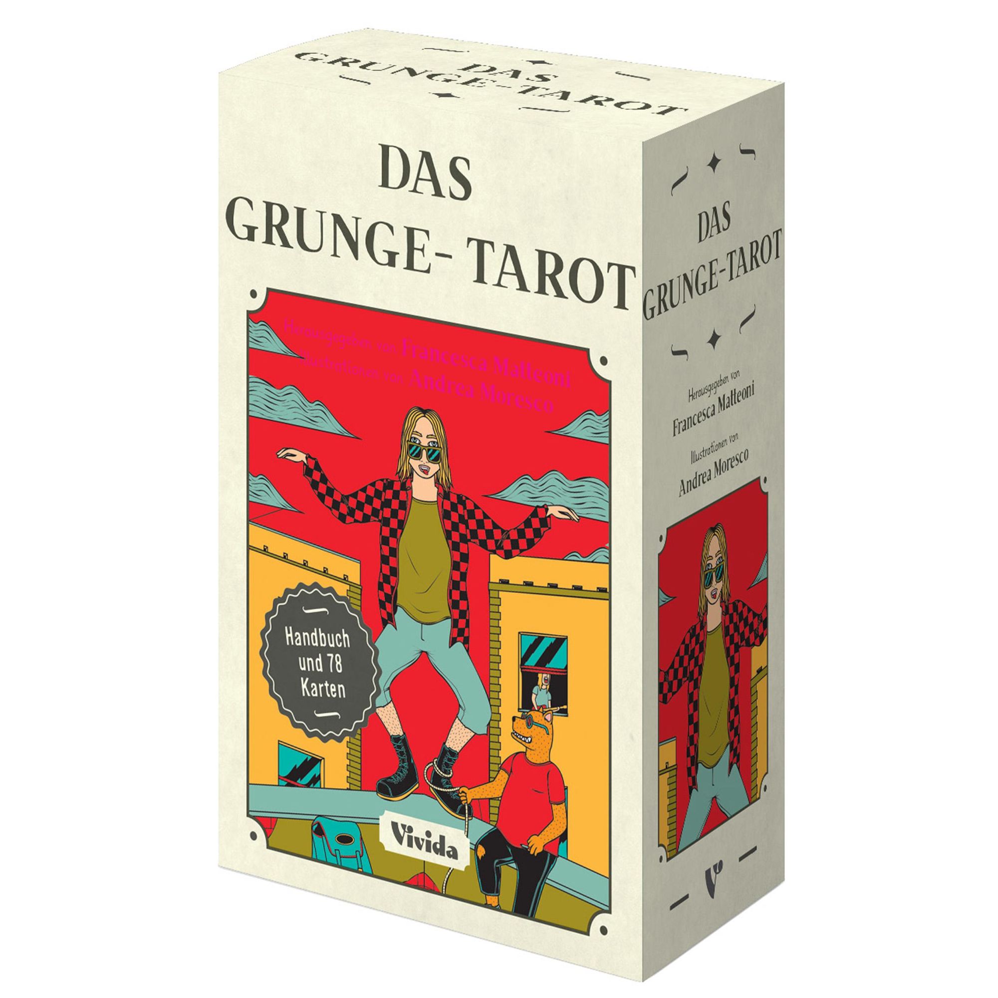 Cover: 9788863126143 | Das Grunge-Tarot | Handbuch und 78 Karten | Francesca Matteoni | Buch