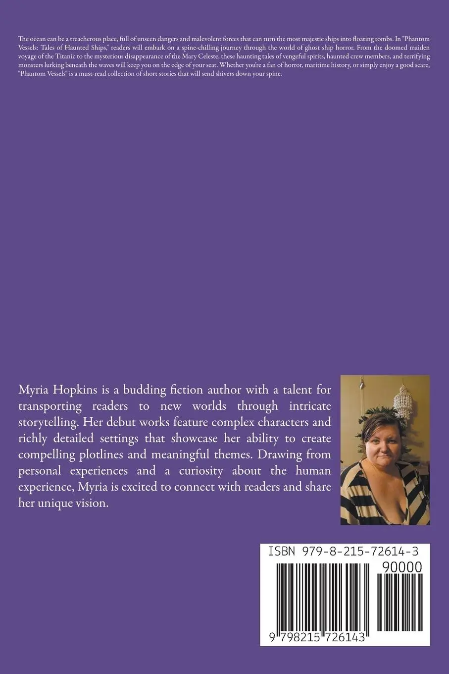 Rückseite: 9798215726143 | Phantom Vessels | Tales of Haunted Ships | Myria Hopkins | Taschenbuch