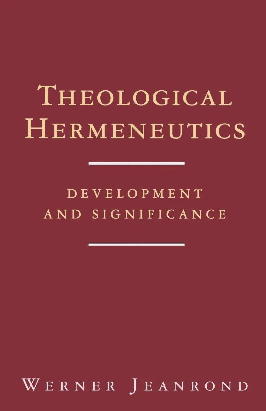 Cover: 9780334016243 | Theological Hermeneutics | Development and Significance | Jeanrond